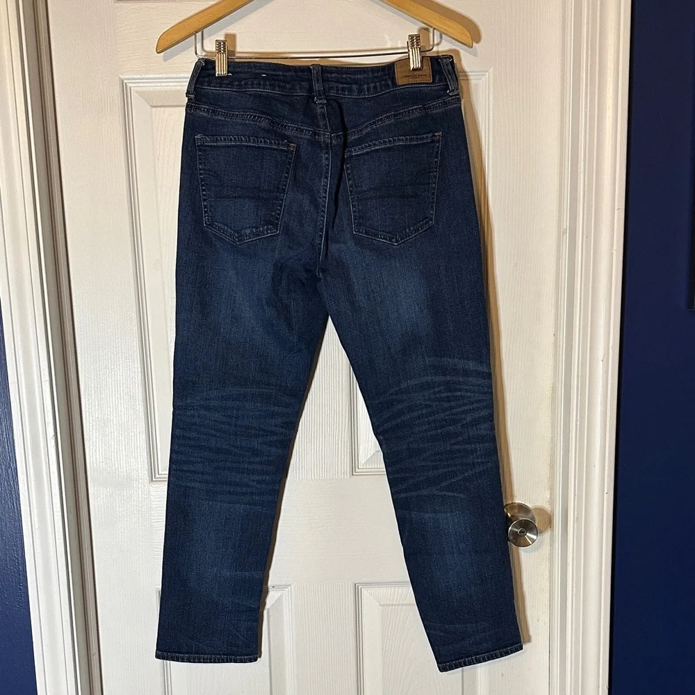 American Eagle Outfitters Women's Dark‎ Blue Slim Jeans